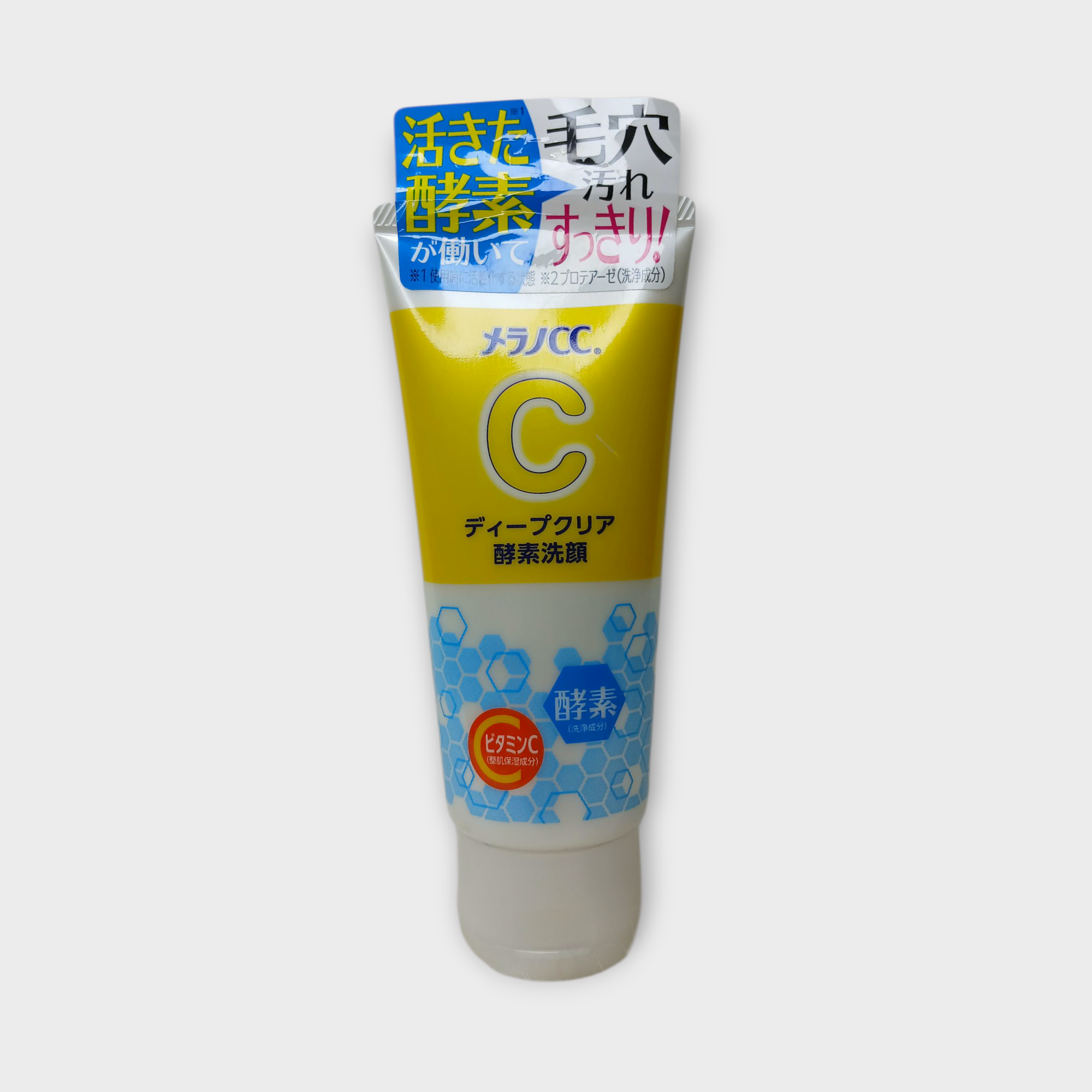 ROHTO MENTHOLATUM-MELANO CC VITAMIN C DEEP CLEAN ENZYME FACEWASH (130G)