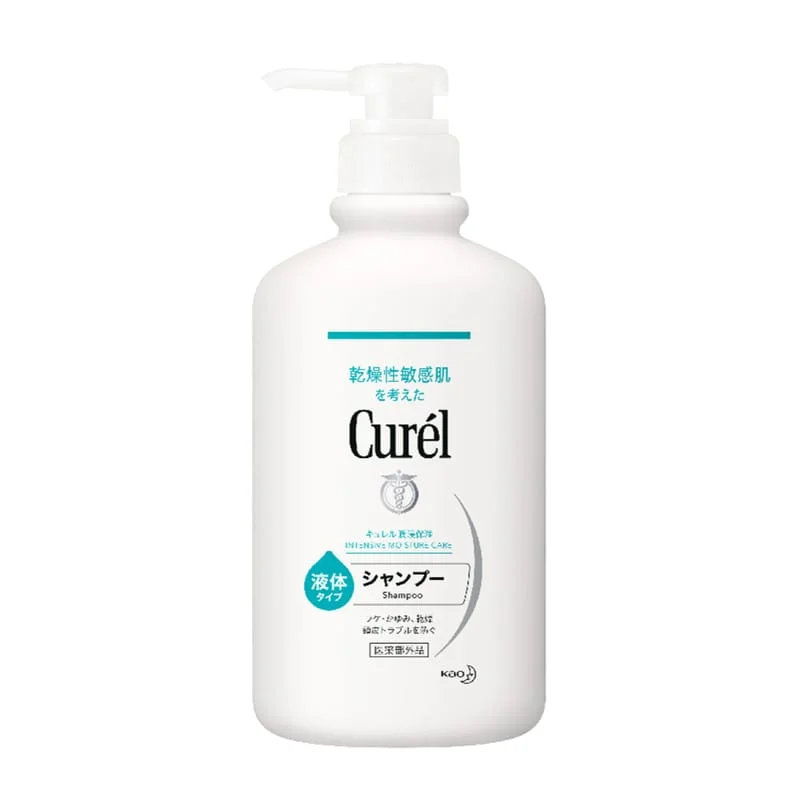 Curel Shampoo, Pump Bottle 420ml (Baby Friendly)